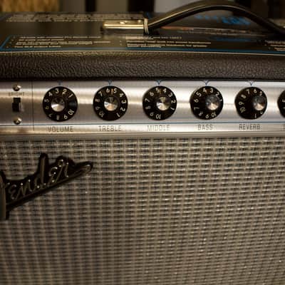 Used Fender '68 Custom Pro Reverb Amplifier w/ Cover & Footswitch image 3