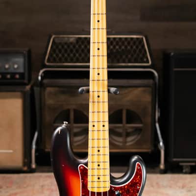 Nash PB-57 Electric Bass - 3-Tone Burst with Hardshell Case image 4