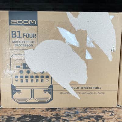 Zoom B1 Four Bass Multi-Effects with Original Box image 5