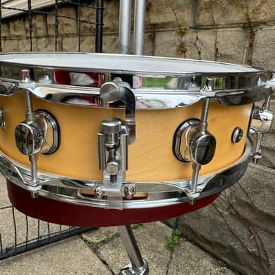 Ludwig Accent CS Custom 13x4” Piccolo Wood Snare Drum - Natural image 8