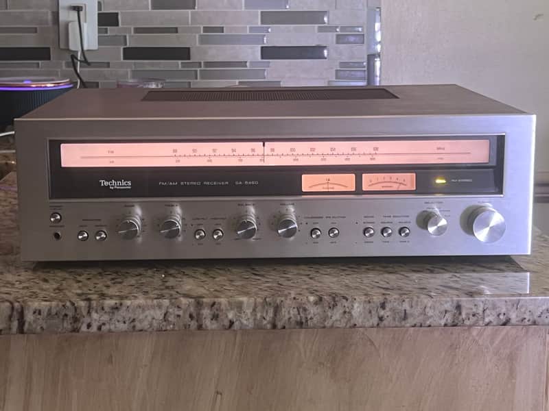 Technics SA 5460 AM/FM Stereo Receiver 65WPC -Serviced-Cleaned-Tested-Awesome image 1