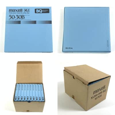 Maxell XLI 50-30B BQ Open Reel Tape Black Lot of 10 #2 TGHM image 10