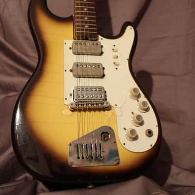 Hofner Galaxie 173/S Mid-60's 2 Tone Sunburst image 2