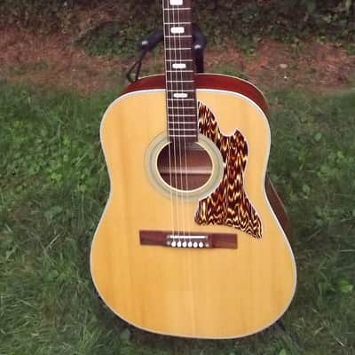 Vintage 1960's Made In Japan Kingston V-2 Acoustic Guitar W/OSC image 10