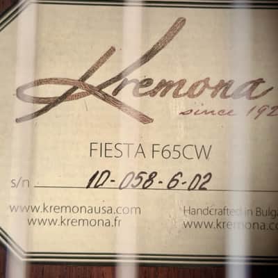 Kremona Fiesta F65CW image 14