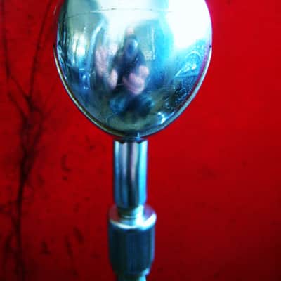 Vintage 1950's Electro-Voice 950 Cardax Crystal Microphone w Atlas DS-7 desk stand prop display # 6 image 8