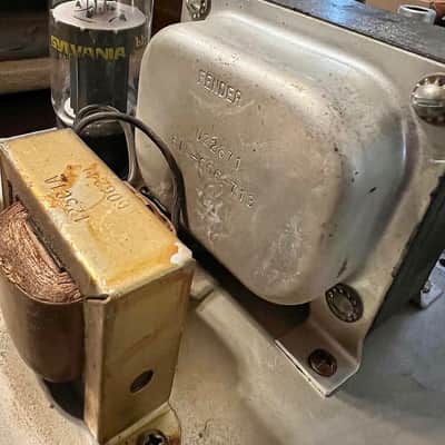 63’ Serviced Fender Bassman 6G6-A/B Brownface 50-Watt Guitar Head & cab Blonde - recapped feb 2024 by Andy Fuchs! image 15