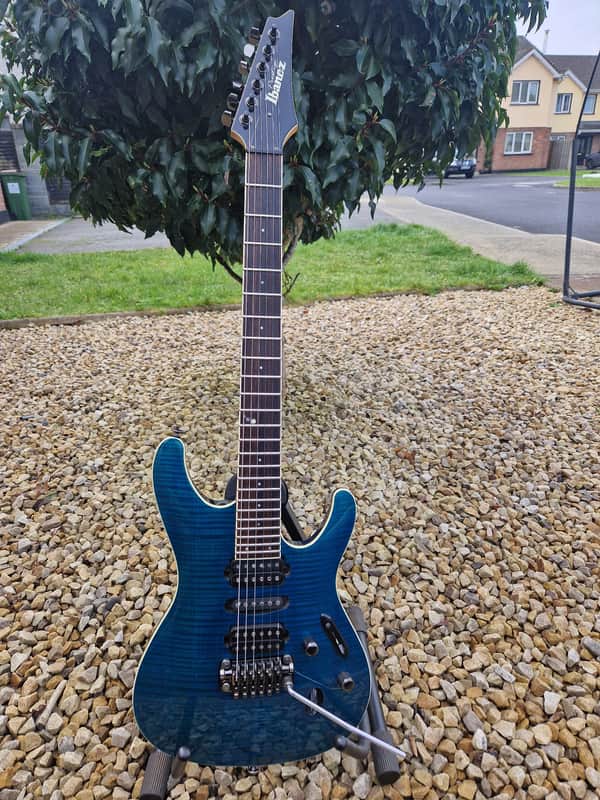Ibanez SV5470f 2008 Natural BLUE image 1
