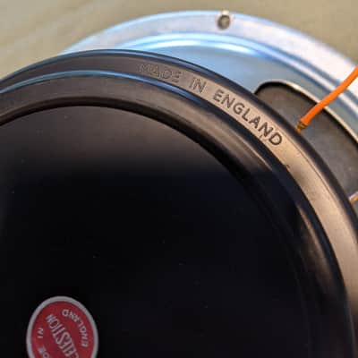 Pair #1 of Vintage 1970s Celestion Made in UK G10S T2348 (10" Guitar Speakers - 25w) image 6