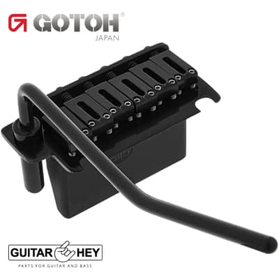 NEW Gotoh 510T-FE1 Non-locking 2 Point Tremolo Bridge 37mm Short Block - BLACK