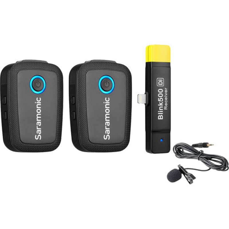 Saramonic Blink 500 B4 2-Person Digital Wireless Omni Lavalier 2.4 GHz Microphone System for Lightning iOS Devices image 1