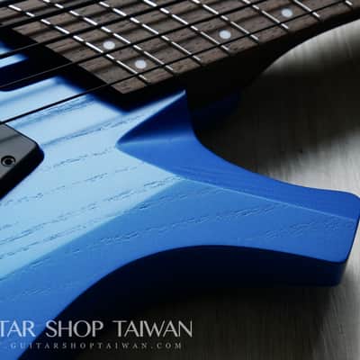 Mayones Ori 5 Enji Bass Namm Show Build-Mecha Blue image 12