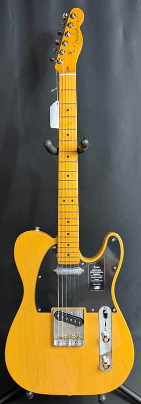 Fender American Professional Classic Telecaster Electric Guitar Butterscotch Blonde w/ Gig Bag