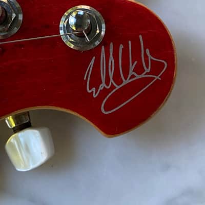 1991 Ernie Ball Music Man Eddie Van Halen EVH Axis Wolfgang Cherry Red image 9