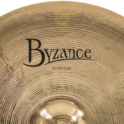 Meinl Byzance Brilliant Thin Crash Cymbal 16" image 4