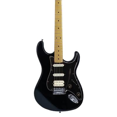 Kramer Striker 211 Super Strat SSH Hardtail Trans Black FlameTop