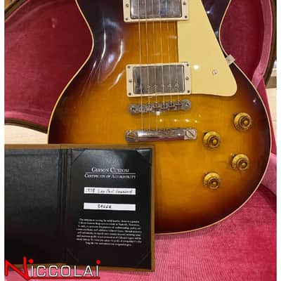Gibson 1958 Les Paul Standard Reissue VOS Bourbon Burst image 12