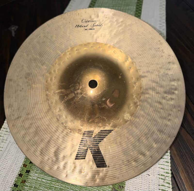 Zildjian 11" K Custom Hybrid Splash Cymbal 2006 - Present - Traditional / Brilliant image 1