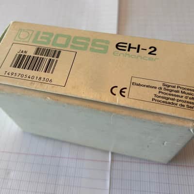 Boss EH-2 Enhancer (Silver Label) 1990 - 1998 - Light Blue in Very  Good Condition  in Box with  papers. image 13