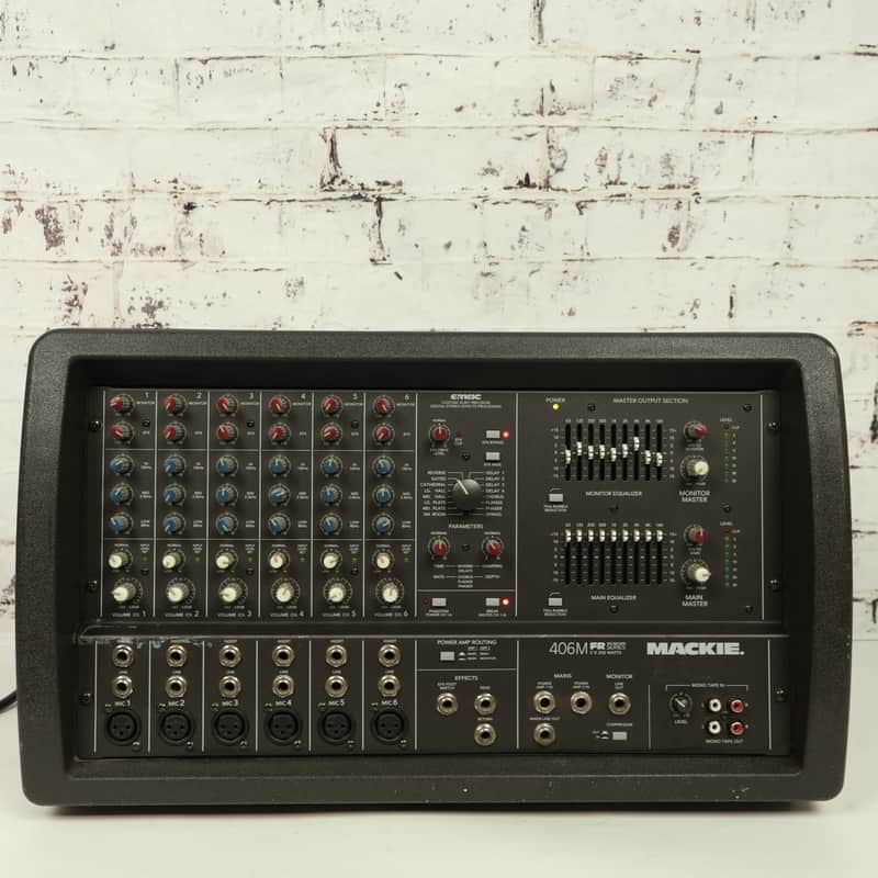 Immagine Mackie 406M 6-Channel 500W Powered Mixer Console - 1