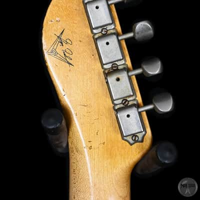 Fender Custom Shop Master Build (Greg Fessler) Nocaster Heavy Relic from 2008 in Blonde with original Hardcase image 10