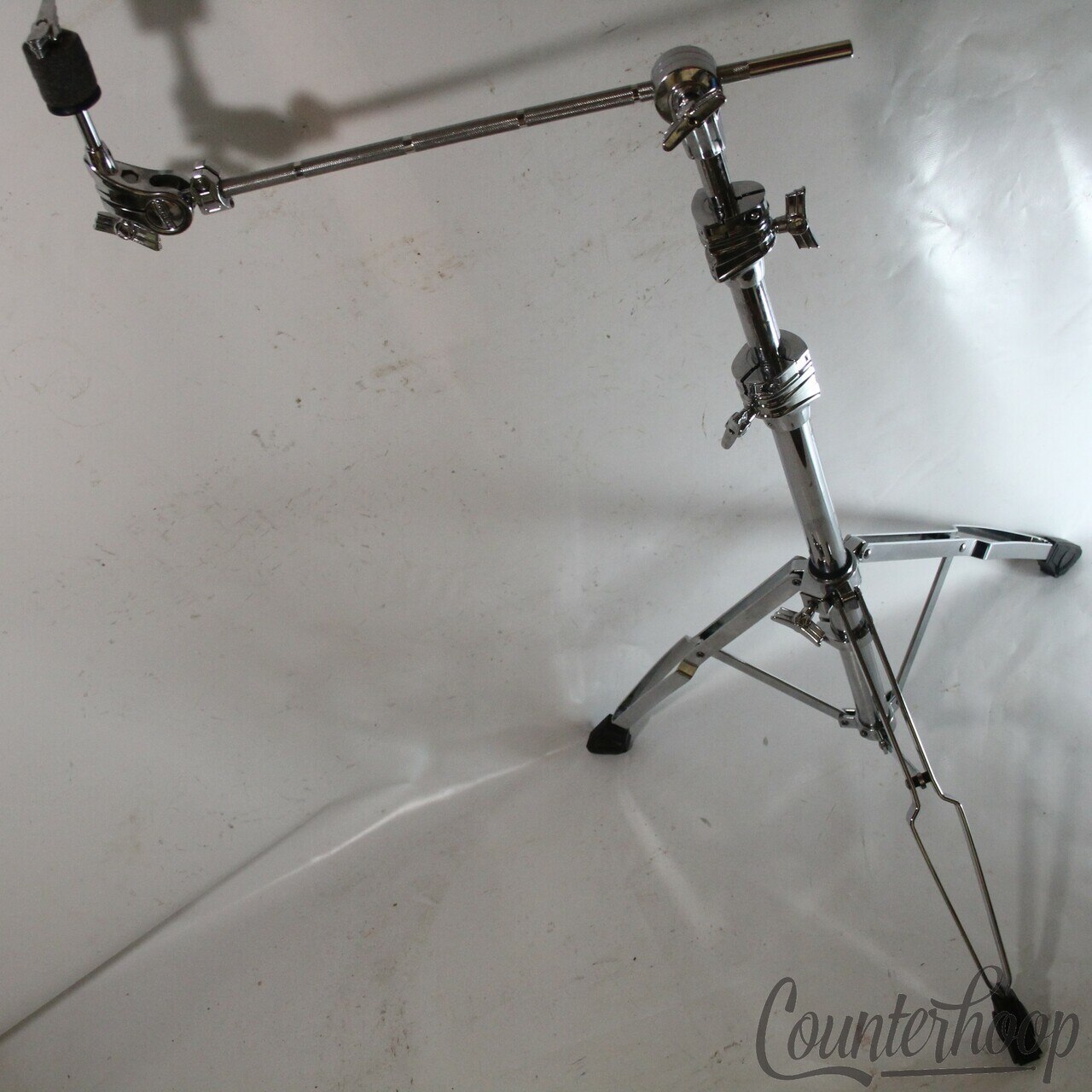 LUDWIG LAP37BCS ATLAS PRO DOUBLE-BRACED BOOM CYMBAL STAND Heavy Duty Chrome3Tier — main photograph