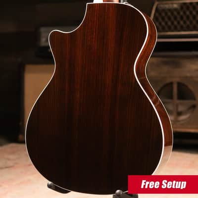 Taylor 412ce Grand Concert Acoustic/Electric Guitar - Natural with Hardshell Case image 2