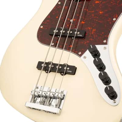 Sadowsky MetroExpress 21-Fret Vintage J/J Bass, Roasted Maple Fingerboard, 4-String - Solid Olympic White High Polish image 5
