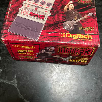DigiTech Scott Ian Black-13 - Chrome Distortion Pedal image 2