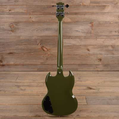Gibson Modern SG Standard Bass Olive Drab w/Tortoise Pickguard (CME Exclusive) (Serial #222330219) image 5
