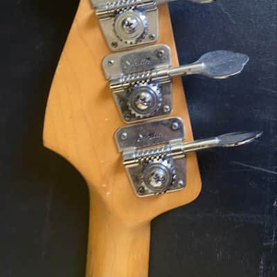 Unbranded Fender Style 1996? Fretless Bass Neck Shaller Bass Tuners fret less image 5