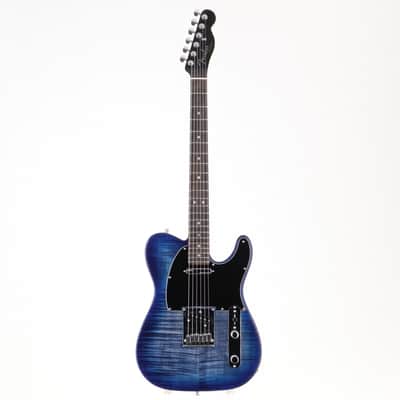 Fender Deluxe Edition American Ultra Telecaster Flame Maple Top Denim Burst Finish Striped EB FB [US21014908] (06/25) image 13