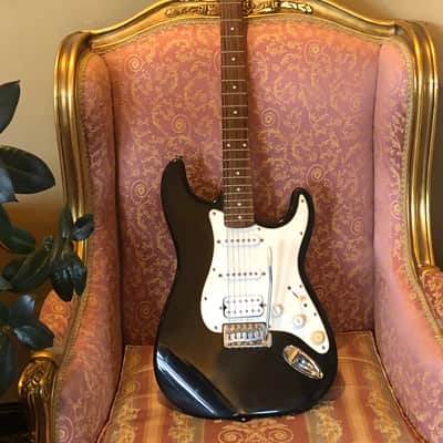 FENDER STARCASTER HSS STRATOCASTER STYLE S Type Electric Guitar Black image 2