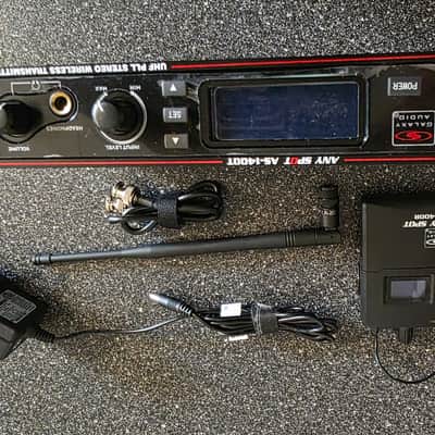 Galaxy Audio AS1400 Wireless In-Ear Monitor System Transceiver Rackmount P-Band 470-505MHz Pro Stage Studio image 9
