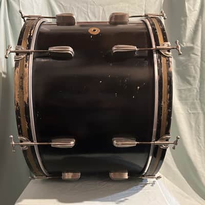 Slingerland Radio King Bass Drum 14x22 1940-1942 - Black Lacquer image 2