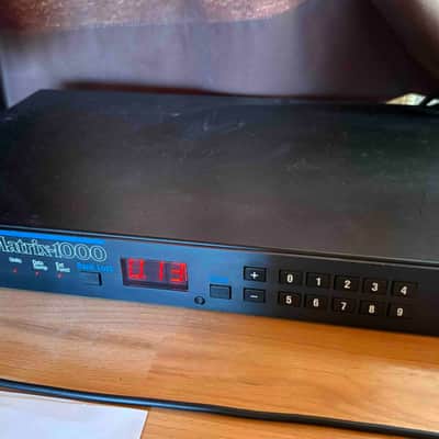 Oberheim Matrix 1000 Rackmount 6-Voice Synthesizer 1988 - Black