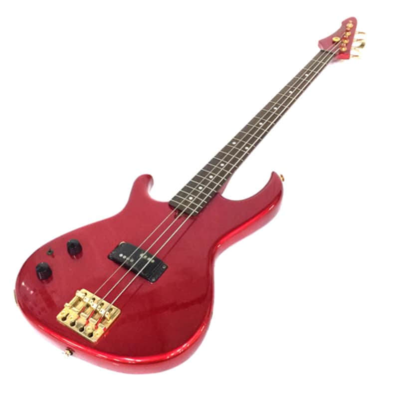 Aria Pro II RSB Deluxe I Lefty 1980s Red & Gold : Left-handed bass image 1