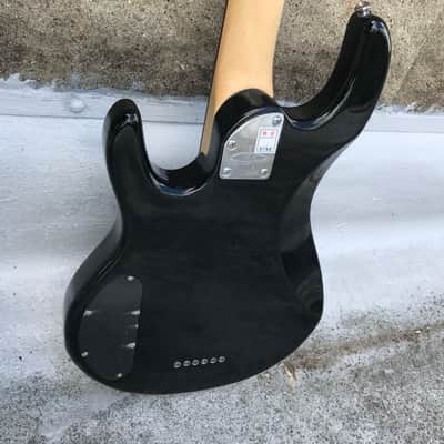 OLP MM5 (Music Man Silhouette Bass) Bass VI or Baritone Guitar Black image 5
