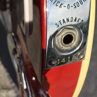 Rickenbacker 360 1967 - Fireglow Red Sunburst - Thinline Hollow Body image 10