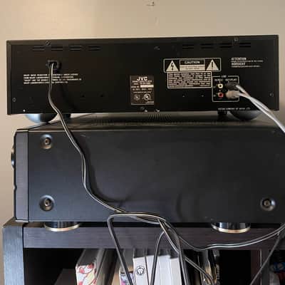 JVC TWD118 Dual Cassette Tape Deck Tested Video HS Dubbing image 5