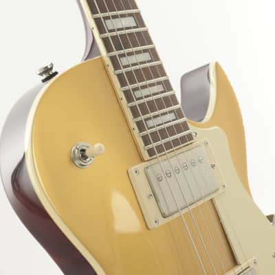 Cort CR200 GT Classic Rock Series Single Cutaway HH 2024 Gold Top 3514gr image 9