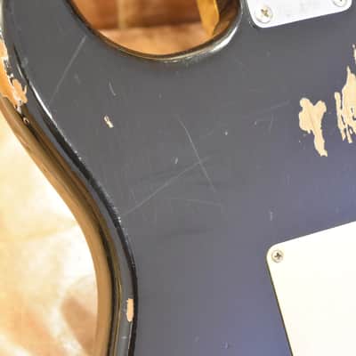 Fender Custom Shop Stratocaster 1956 Closet Classic Fat Roasted Neck Limited Edition Aged Black image 22