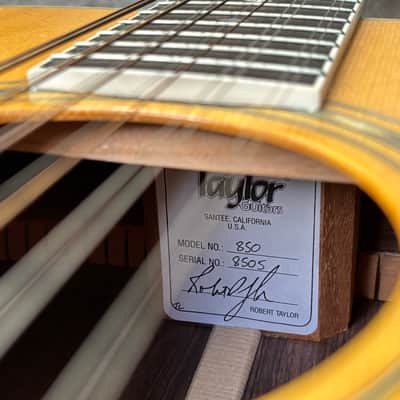 Taylor 850 12-String from 1989 image 3