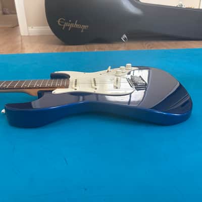Samick Greg Bennett Malibu MB-1/MBM Electric Guitar – Blue – Very Good Condition image 6