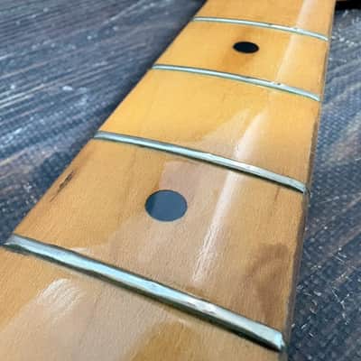 70s FERNANDES Burny Custom FST-70 Stratocaster Type Neck Made in Japan as is image 11