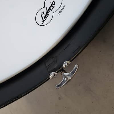 Ludwig Jazzette 1960s Sparkle Bass Drum 12x18 Rewraped image 13
