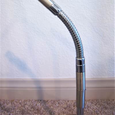 Vintage 1990's Chinese variant model / Atlas Sound MS-12C microphone floor / desk stand w XLR cable image 3
