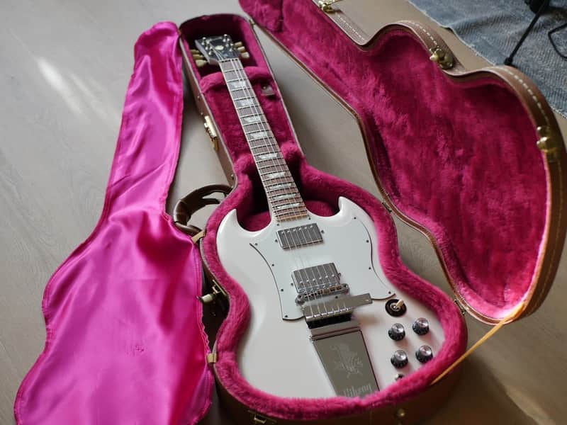 Gibson SG Standard 1998 White vibrola