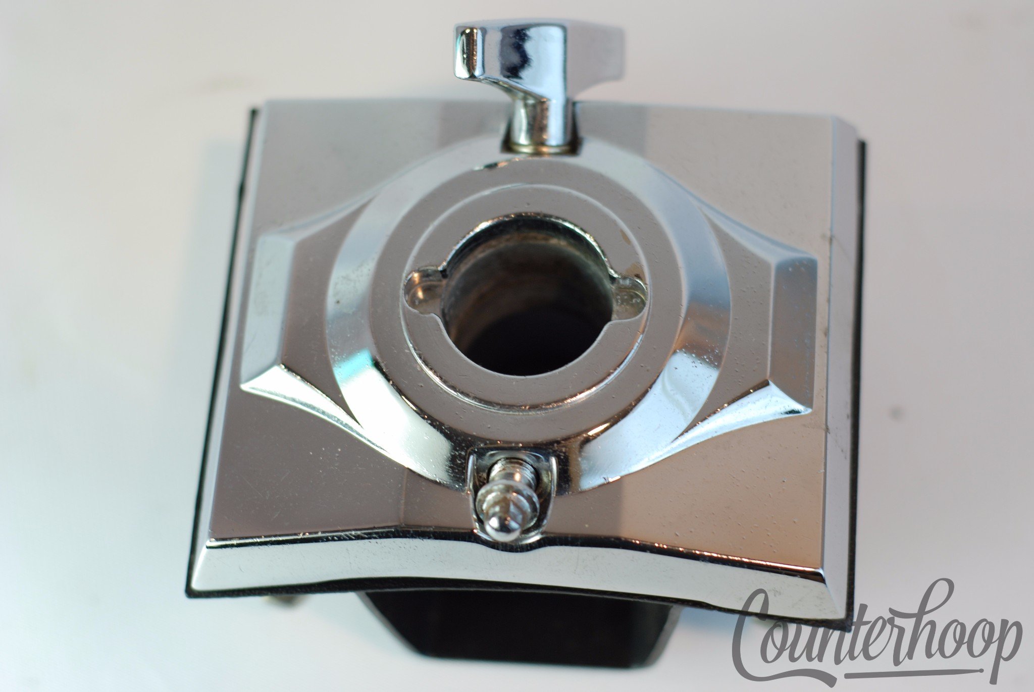 Premier Olympic Bass Drum Tom Post Arm Receiver Mount Chrome Vintage 60s-70s* - Excellent / 6.95/24.95 — main photograph