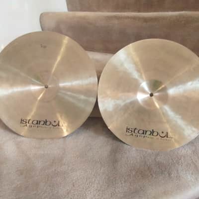 Istanbul Xist 15 inch hi hat cymbals, 1088/1282 grams excellent condition! image 7